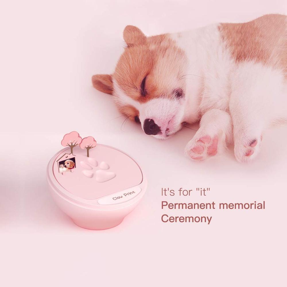 Pink Paw Prints Personalized Pet Bowl Mat / Pink / Custom Pet 